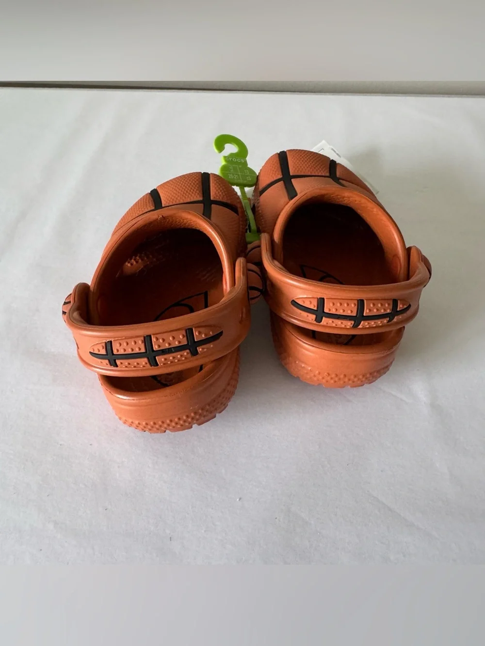 NWT CROCS Size 5 Baby Adorable Basketball Sandals Clogs